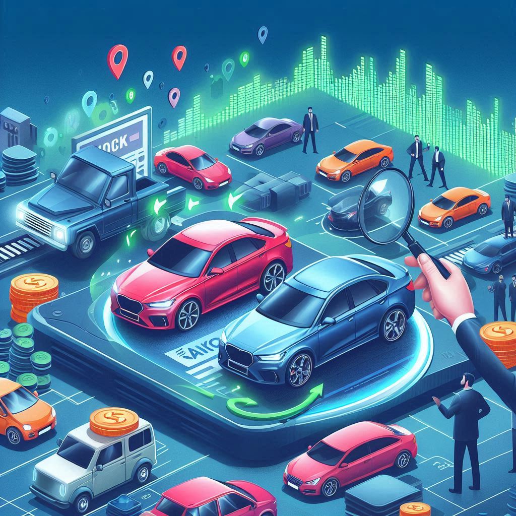 Representation of a massive 40 lakh verified car owner database used for automotive marketing.
