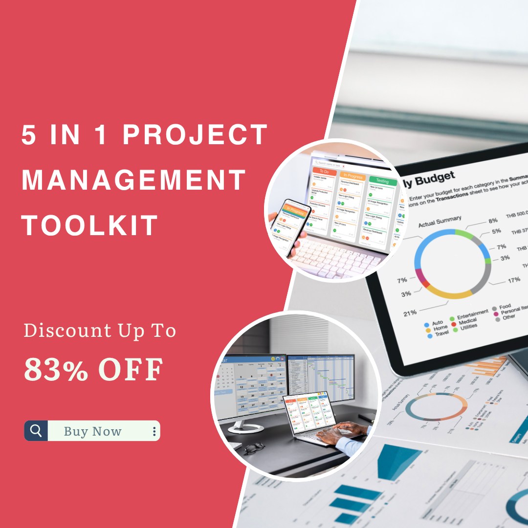 5 in 1 project management toolkit by Emarket zone