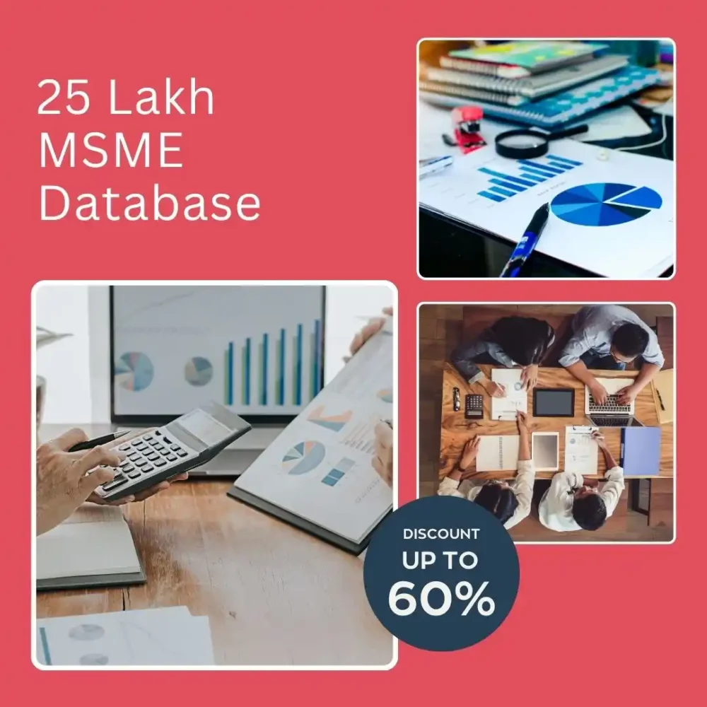 25 Lakh Verified MSME Database India – Small & Medium Business Leads