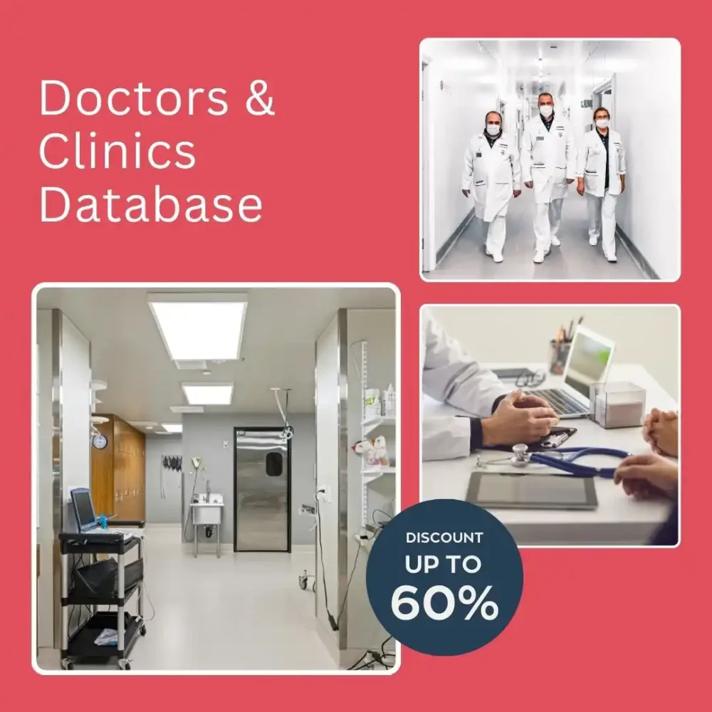 Verified Doctors and Clinics Database India – Download Accurate Healthcare Leads