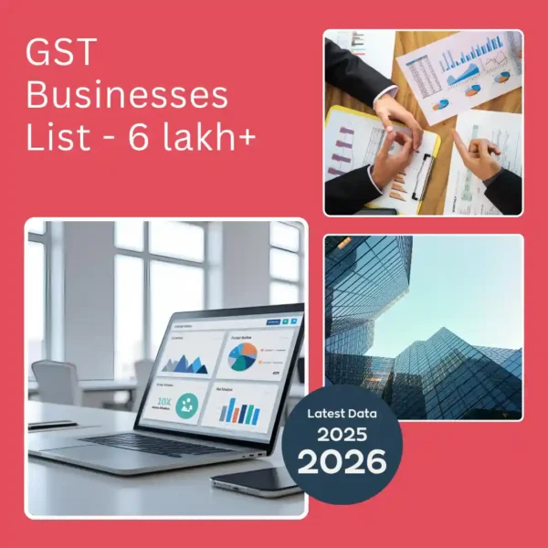 GST Business list - 6 lakh+