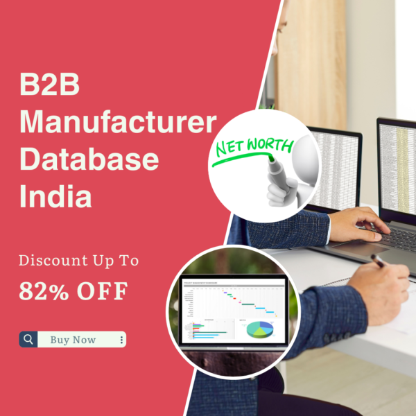2 Lakh+ Verified Manufacturer Database India – B2B Contacts & Emails