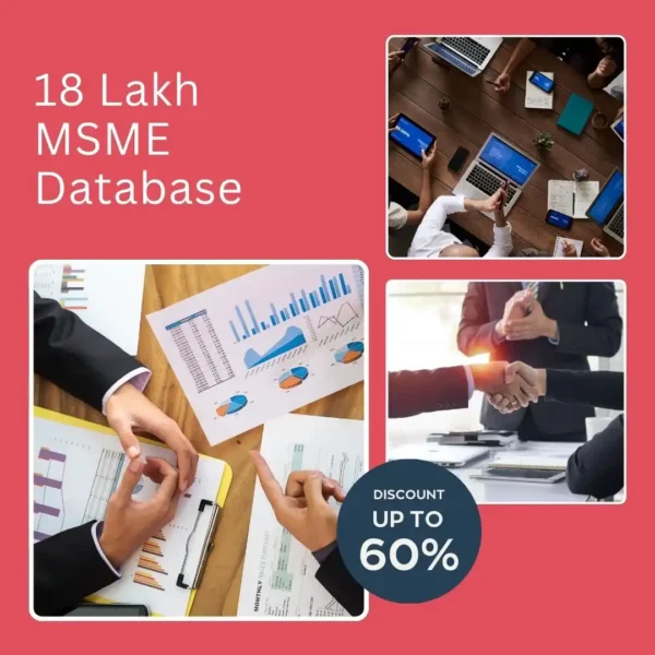 18 Lakh+ Verified MSME Database – PAN India B2B Contacts