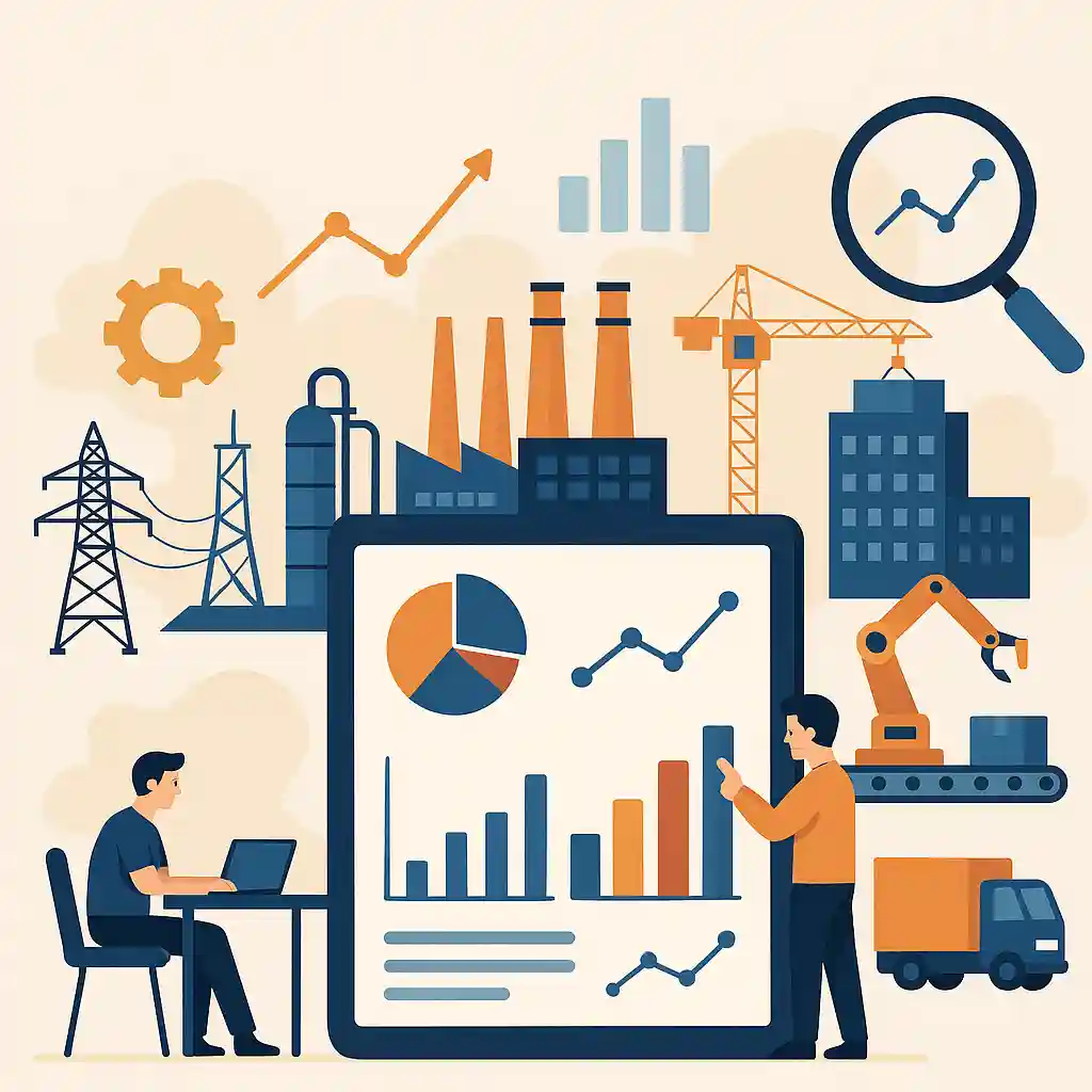 Business owners analyzing MSME database trends and growth opportunities in India.