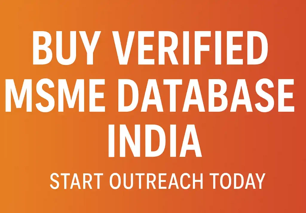 This image has text but msme database india