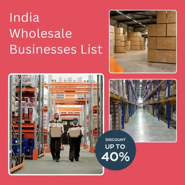 82,000+ wholesale businesses contact list in India