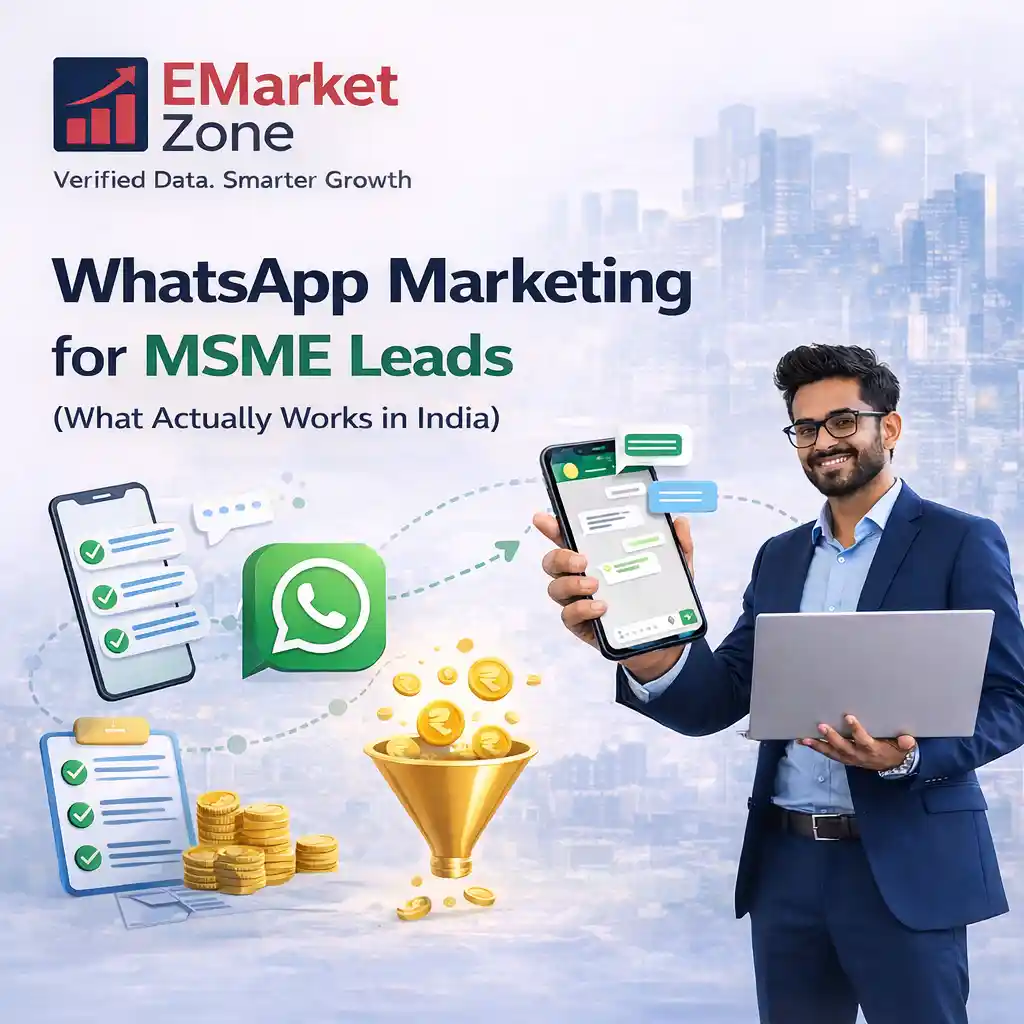 WhatsApp marketing for MSME leads in India using targeted messaging, direct outreach, and structured communication