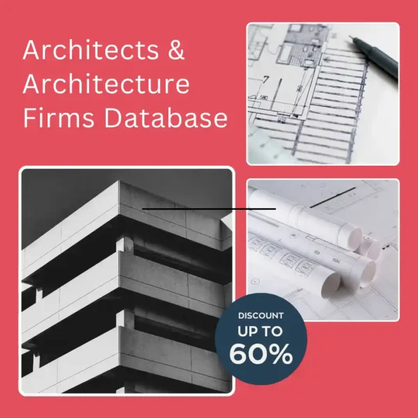 Architects and architecture firms database India featuring verified architecture business contacts for B2B lead generation and sales outreach.