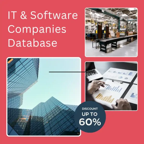 IT & Software Companies Database India with 13,000+ verified IT companies, software firms, technology service providers, and business contacts.
