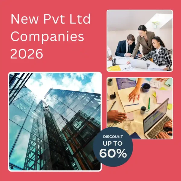 Newly Registered Pvt Ltd Companies Database India 2026 with 1.10 lakh+ verified private limited companies and business contacts.