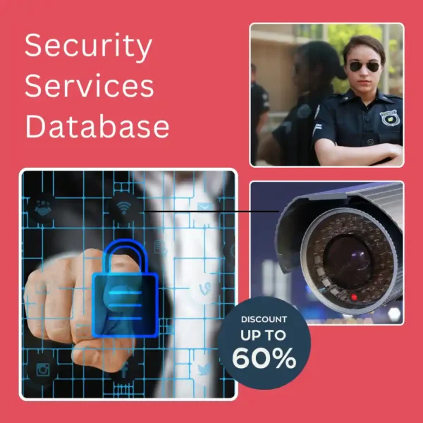 Security Services Database India with 8,500+ verified security agencies, security service providers, and business contacts.
