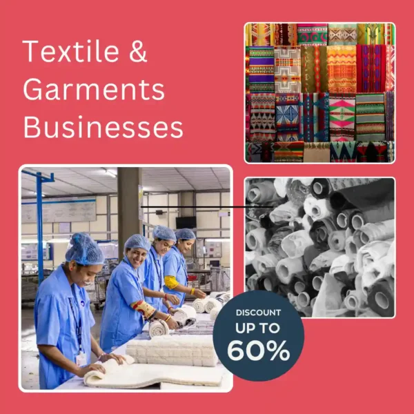 Textile and garment businesses database India featuring verified textile manufacturers, garment businesses, exporters, wholesalers, and business contacts for B2B lead generation.