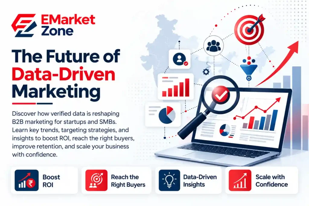 This image explained the future of data driven marketing by Emarket zone