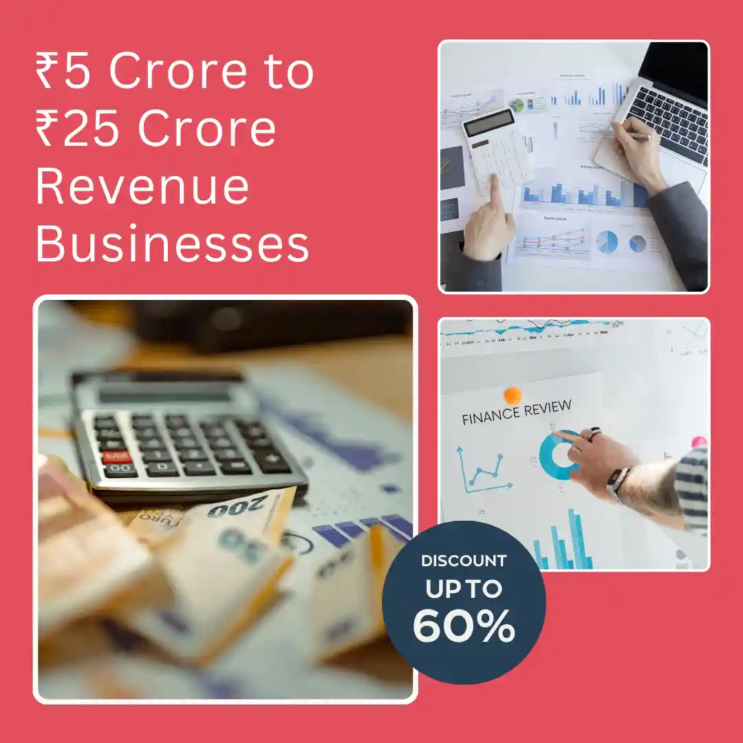 Business contact list for Indian businesses with revenue between ₹5 crore and ₹25 crore