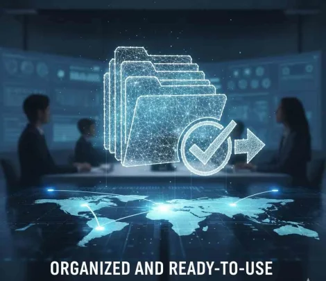 Organized and Ready-to-Use Data “Professional analyzing a structured spreadsheet, symbolizing ready-to-use organized data.”